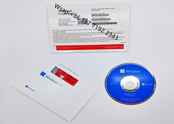 DHL Express Windows 11 License Key Win11 Pro Oem Dvd Complete Package