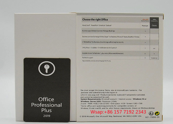 PC Microsoft Office Professional Plus 2019 / Ms Word 2019 Product Key For Windows