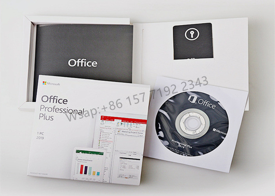 Original Microsoft Office Professional Plus 2019 Retail Key DVD Box Package