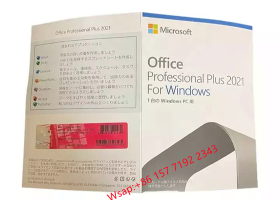 Activate Microsoft Office Professional Plus 2021 / COA License Sticker Download Online
