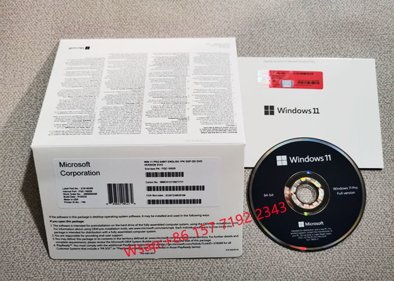 OEM Full Package 100% Activation Online Globally Red Sticker Win 11 Pro Key Product Win 11 Professional DVD