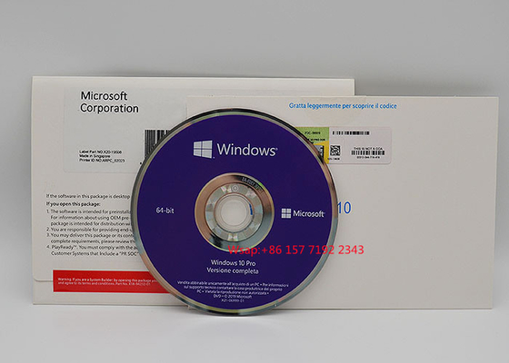 Win 10 Pro OEM DVD Package Microsoft Windows 10 professional Software online windows 10 pro