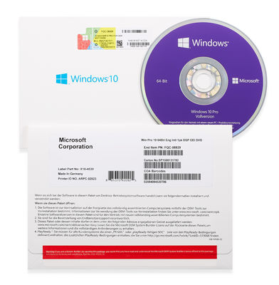 Online Activation Windows 10 Pro Dvd Package With Original License Key Code