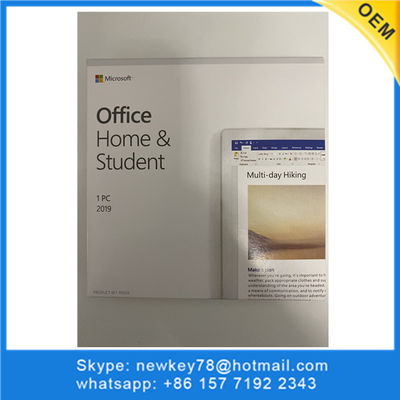FPP Office 2019 Home And Student Retail Box Package With DVD Key Card