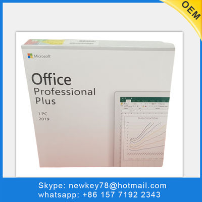 Original Microsoft Office 2019 Pro Plus Key With DVD Box Package Useful