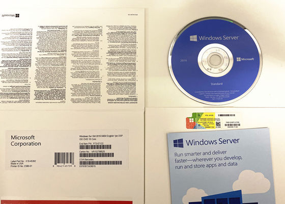 Microsoft Windows Server 2016 License Key Standard / Datacenter Retail Box