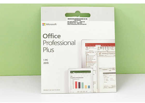 Windows 10 Microsoft Office 2019 Pro Plus Retail Key Card