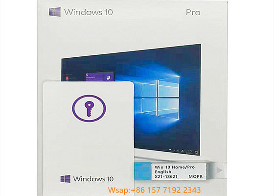 Retail Box Windows 10 Pro OEM Key 64bit Internet Version