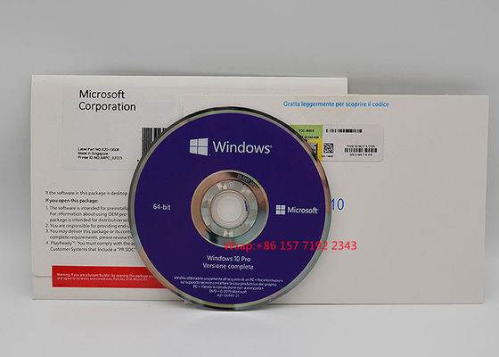 DVD Full Package Windows 10 Pro OEM Key Spanish Language